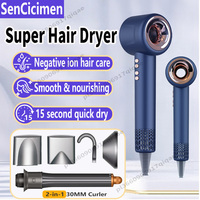 6 IN 1 Super Hair Dryer 220V Personal Hair Care Styling Negative Ion Tool Constant Anion High Speed Electric Hair Dryers Set