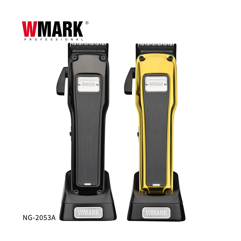 WMARK NewHair Cutting Machine NG-2053A Professional  Hair Clipper Men's Oil Head Gradient Electric Clippers with Charging Base