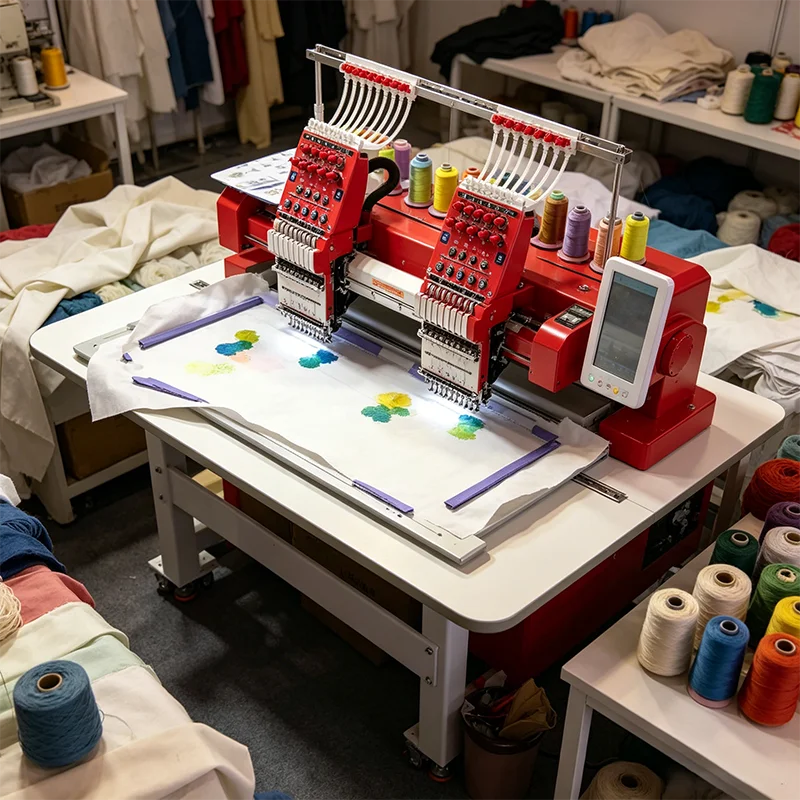 Embroidery Font Free - 5-Head Embroidery Computerized Quilting Stitcher Monogrammer