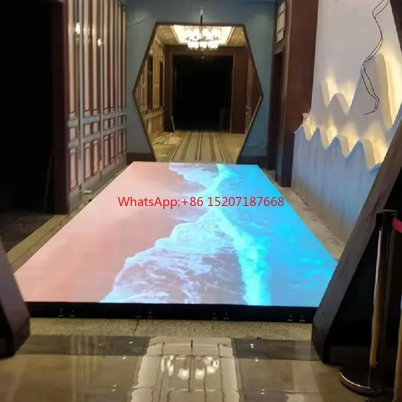 

P3.91 Intelligent Interactive LED Floor Tile Screen suitable for shopping malls& exhibition halls& theme parks& science& stage