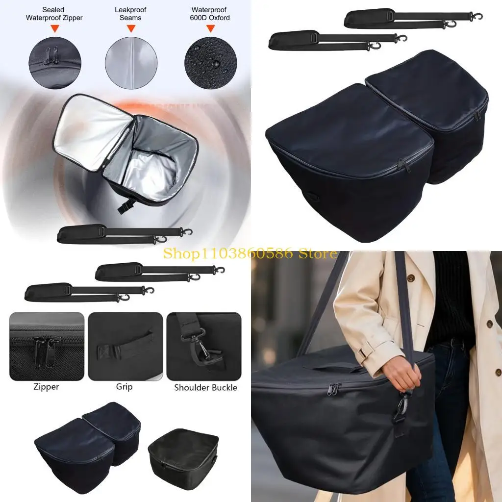 242A Pack of 2 High Efficiency Insulated Bags for Automotive Frunk Use