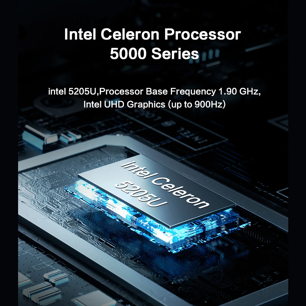 MLLSE M2 Plus Mini PC Intel Celeron 5205U procesador 8GB RAM 256GB SSD WiFi 5 BT4.2 Windows 11 Pro computadora de escritorio