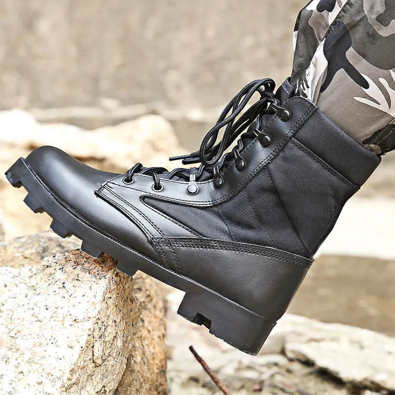 2023 Tactical Boots Men Boots Special Force Desert Combat Army Boots Outdoor Hiking Boots Ankle Shoes Men Hiking Shoes