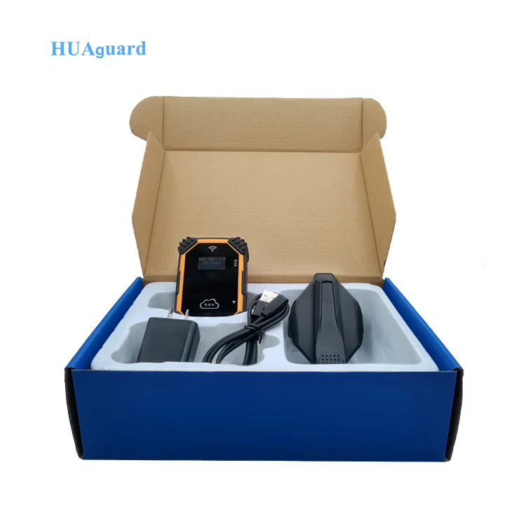 HUA Security Gps 4G Online RFID Guard Tour System Waterproof Real Time Patrol System