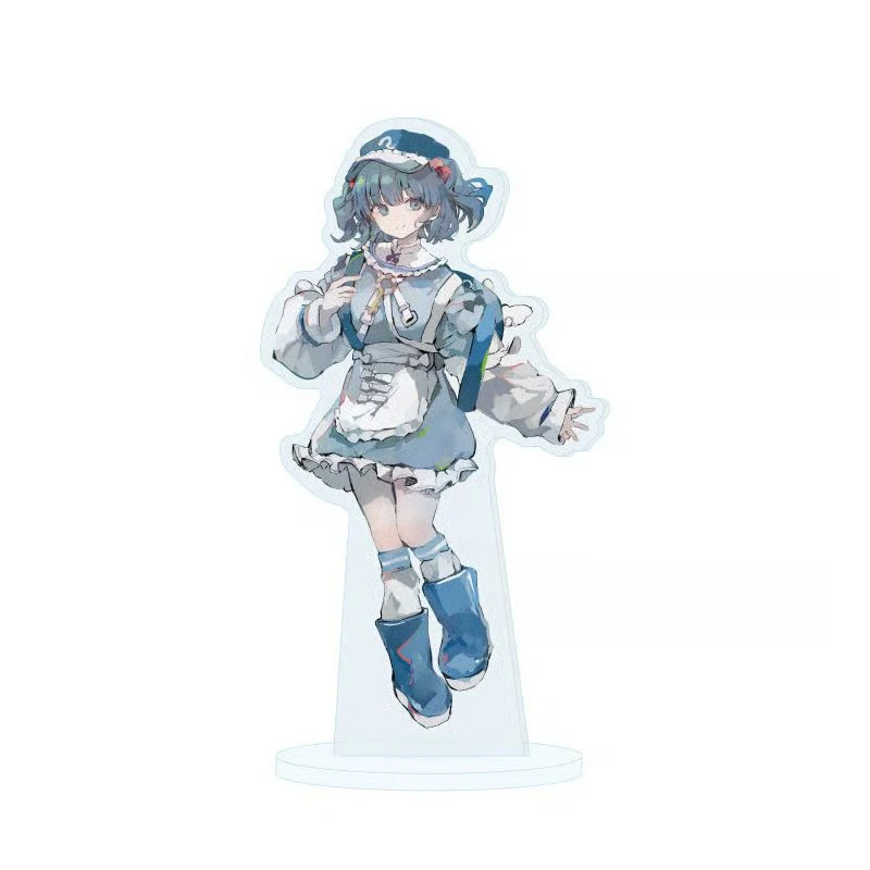 Anime Touhou Project Acrylic Stand Figure Desktop Decoration Collectible Ornament Cartoon Character Model Gift for Fans Keychain