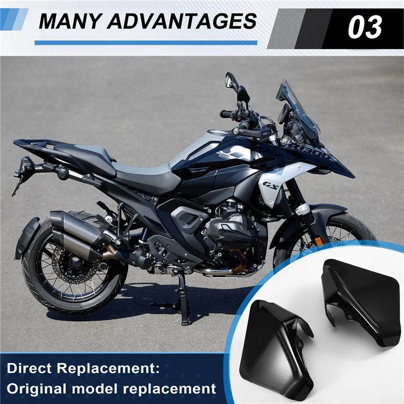 【¡¡Casa de precio! !】Alerón lateral para parabrisas de motocicleta para BMW R1300GS R 1300 GS Adventure R1300 GSA deflectores laterales de viento