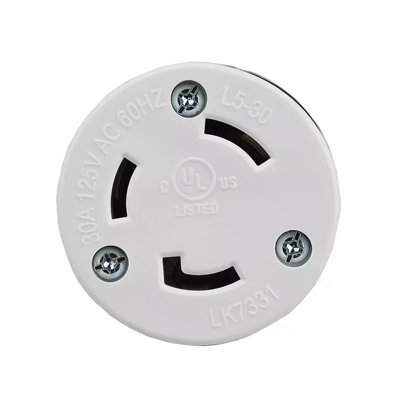 LK7331 NEMA L5-30R plug-in American Standard Connector American Standard socket DIY wiring plug 30A 125V UL certification