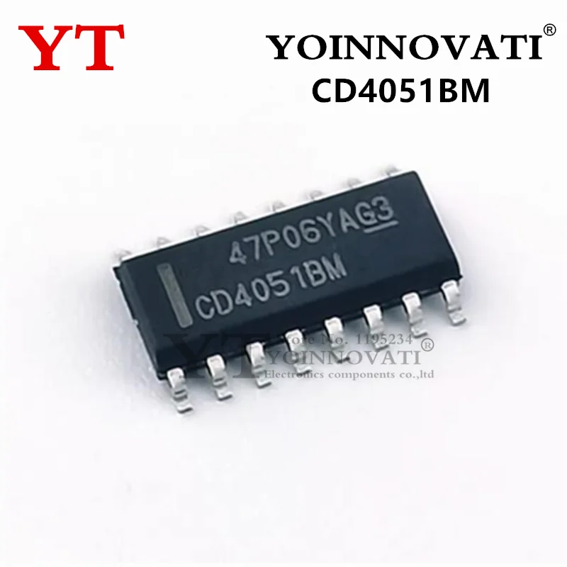 10pcs/Lot CD4051BM CD4051 4051 SOP16 IC