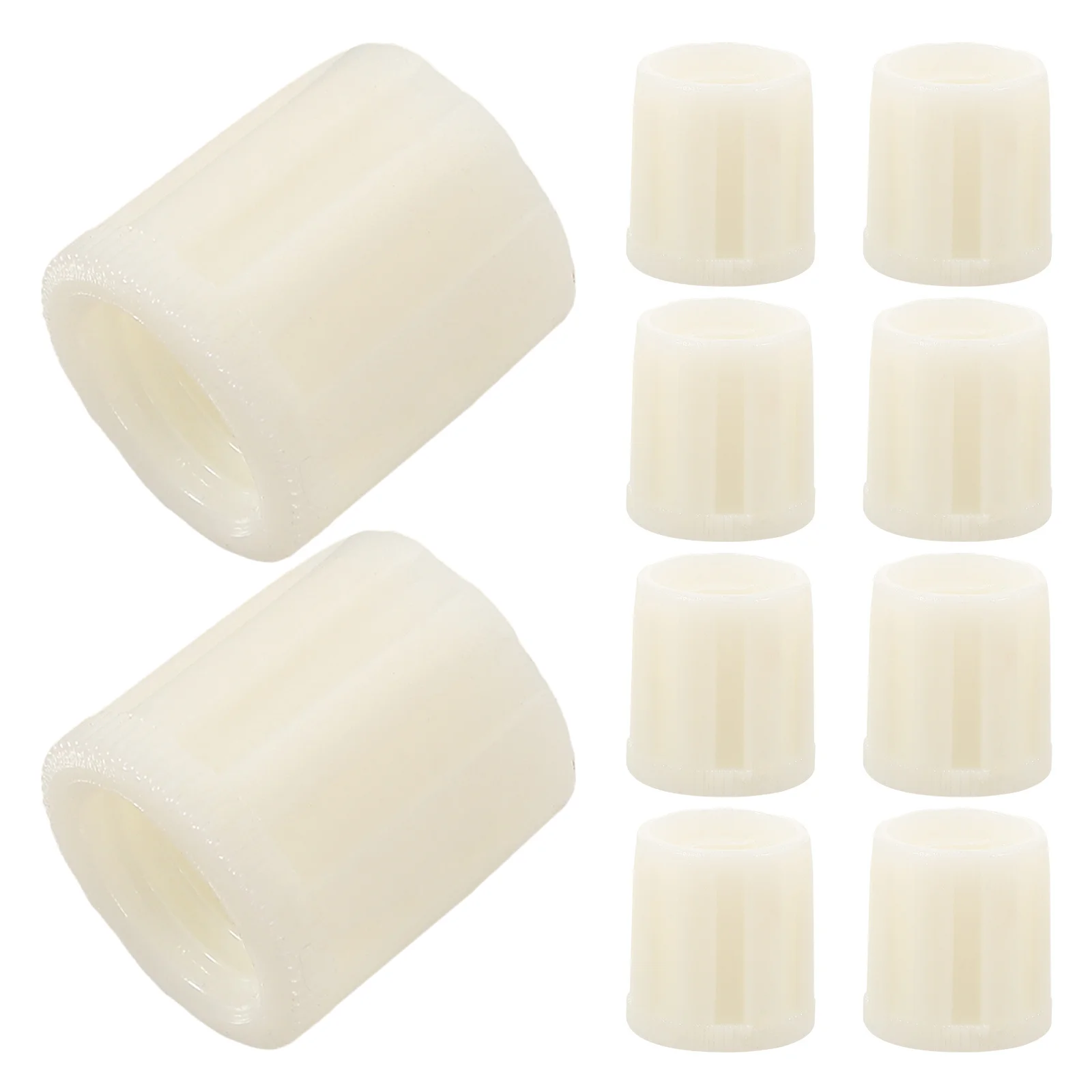 10 قطعة استبدال المسمار المقابس لفرشاة المرحاض مقابض العالمي البلاستيك الجوز عدة انفصال تصميم دوامة المكونات الداخلية