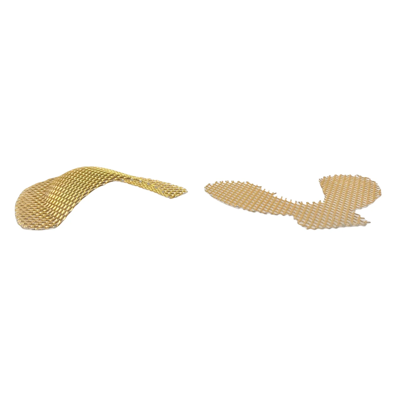 10pcs Dental Impression Metal Net Tray Denture Material Metal Palatal Reinforcement Mesh for Strengthen Upper/Lower Teeth