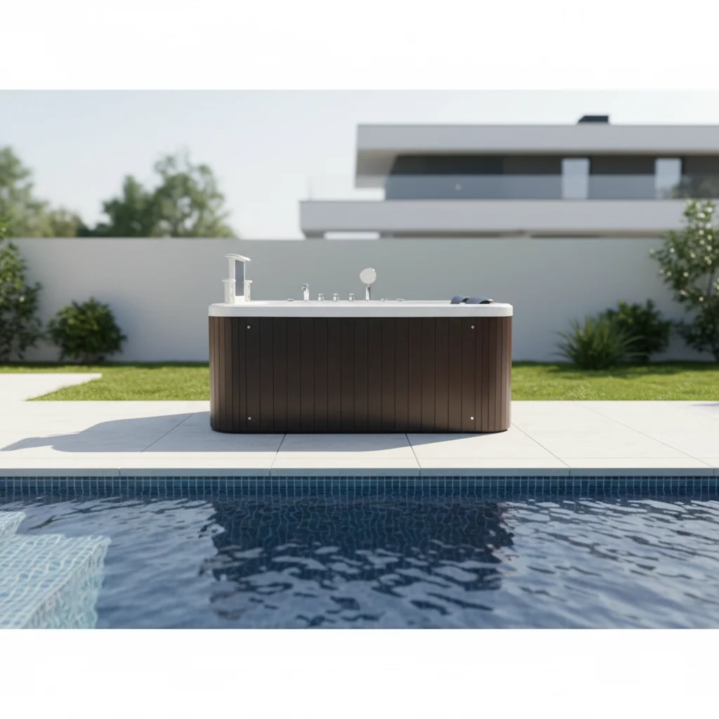 Small Corner Two People Bathtub whirlpool Hot Tub Energy-efficient whirlpool Bathtub