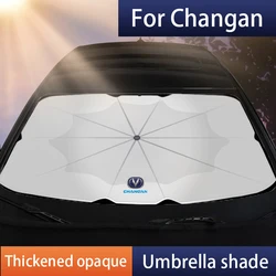 Car Sunshade Umbrella Car Front Window Sunshade Cover For Changan CS35 Plus CS55 PLUS CS75 PLUS Eado UNI-T X5 X7 EV 2019-2023