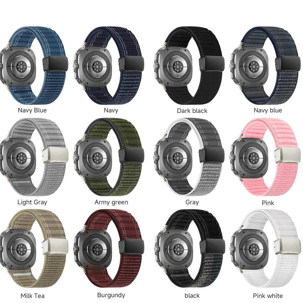 Nylon Band For Samsung Galaxy Watch 7 Ultra 47mm Strap Bracelet Soft Wristband For Samsung Galaxy Watch Ultra Accessories Correa