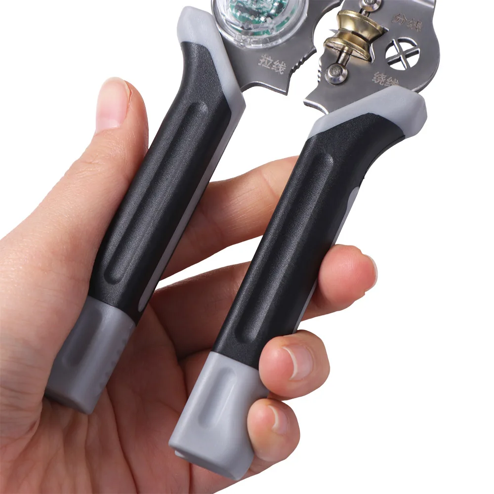 

10 in 1 Wire Stripper Intelligent Non-slip Electricity Measurement Pliers Portable Durable Wire Stripper Crimper