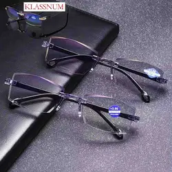 Gafas de lectura inteligentes para hombre y mujer, lentes de ajuste automático con atenuación, espejo de lectura antiluz azul + 1,0-+ 4,0