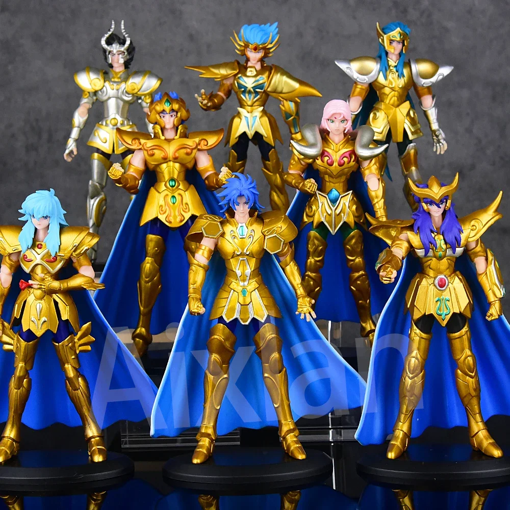 Aixlan Saint Seiya Figure 19cm Phoenix Ikki Hyoga Seiya Shiryu PVC Action Figure Amine Birthday Gift Collectible Figurine