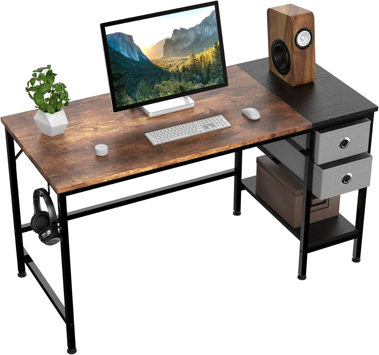 Modern Multi-Functional Computer Desk with Storage