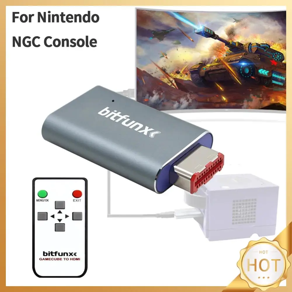 

HDMI-Compatible Adapter Digital To HDMI-Compatible Line Doubler Plug & Play Video Game Adapter for Nintendo Gamecube NGC