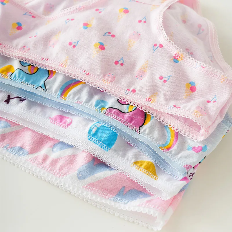 3pc/Lot Baby Girls Underwear Cotton Panties Kids Short Briefs Children Underpants