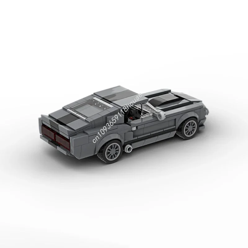 

382PCS Moc Fords Mustang GT500 Speed Champion Supercar Technology Creative Child Toy Birthday Building Blocks Holiday Gifts