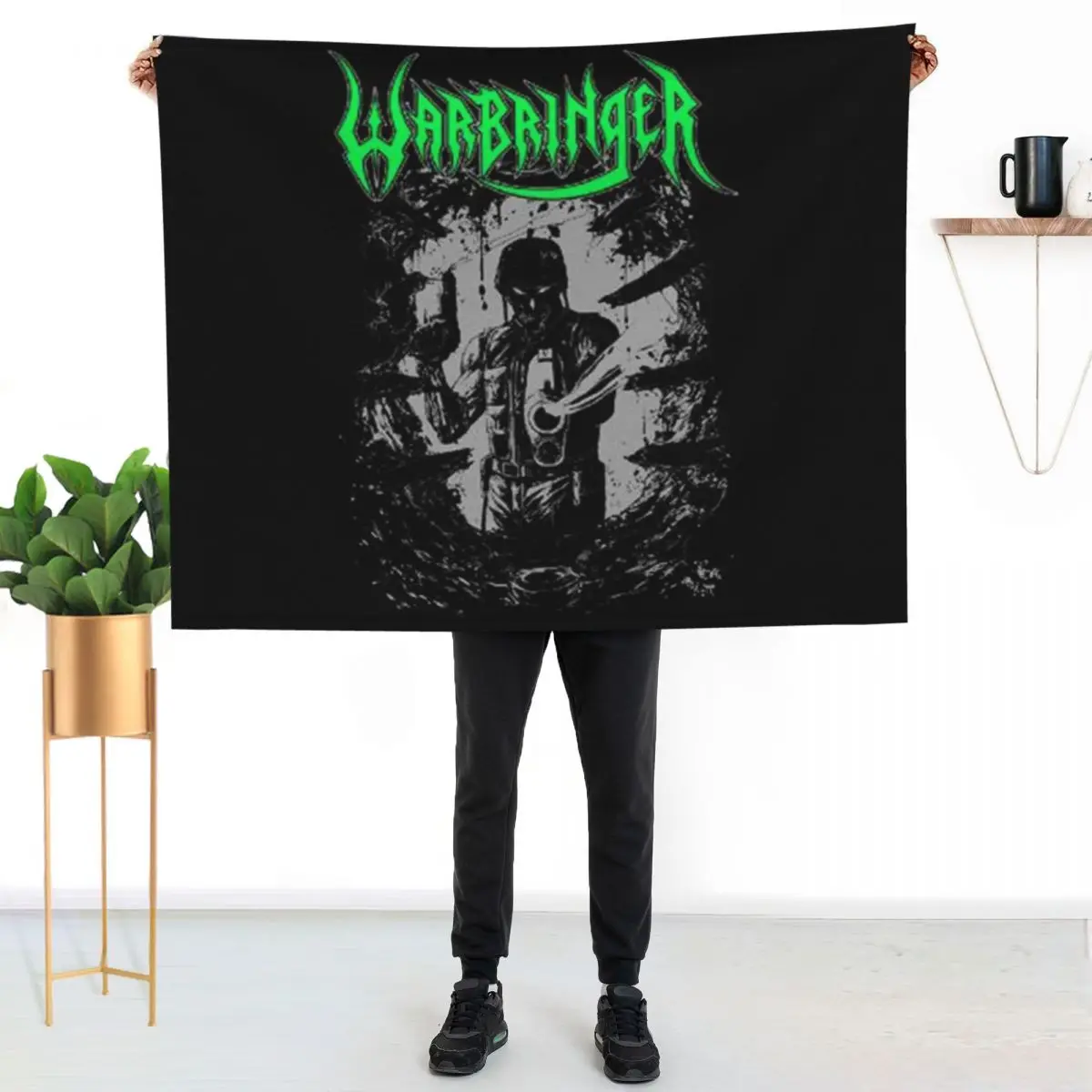 next warbringer - logo Throw Blanket Hairy Blankets For Baby Designers Plush Stuffeds Soft Plaid Blankets