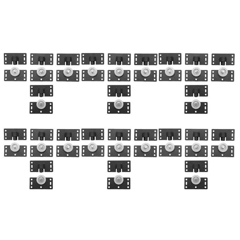 

Колесики-ролики A84X-24Sets для раздвижных дверей шкафов и гардеробов: плавное и бесшумное скольжение, нейлоновые колесики