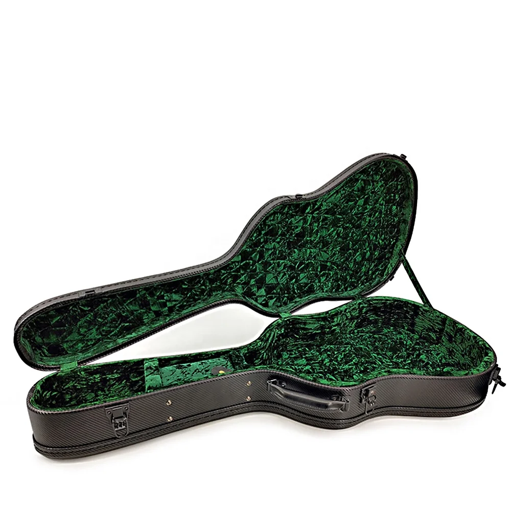 

Hooqu Hot Selling Musical Instrument Bags & Cases Guitar Box Twill Cloth Classical Guitar Hard Shell Anti-collision Woodiness C