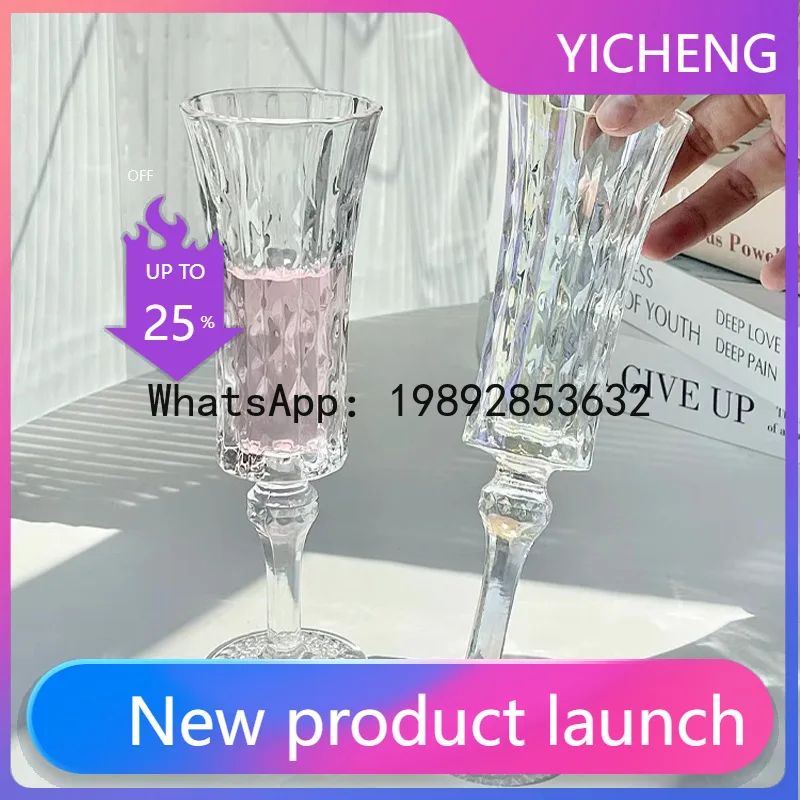 

Hys champagne flutes, wine glasses, vintage wine glasses, home use palace style stemware