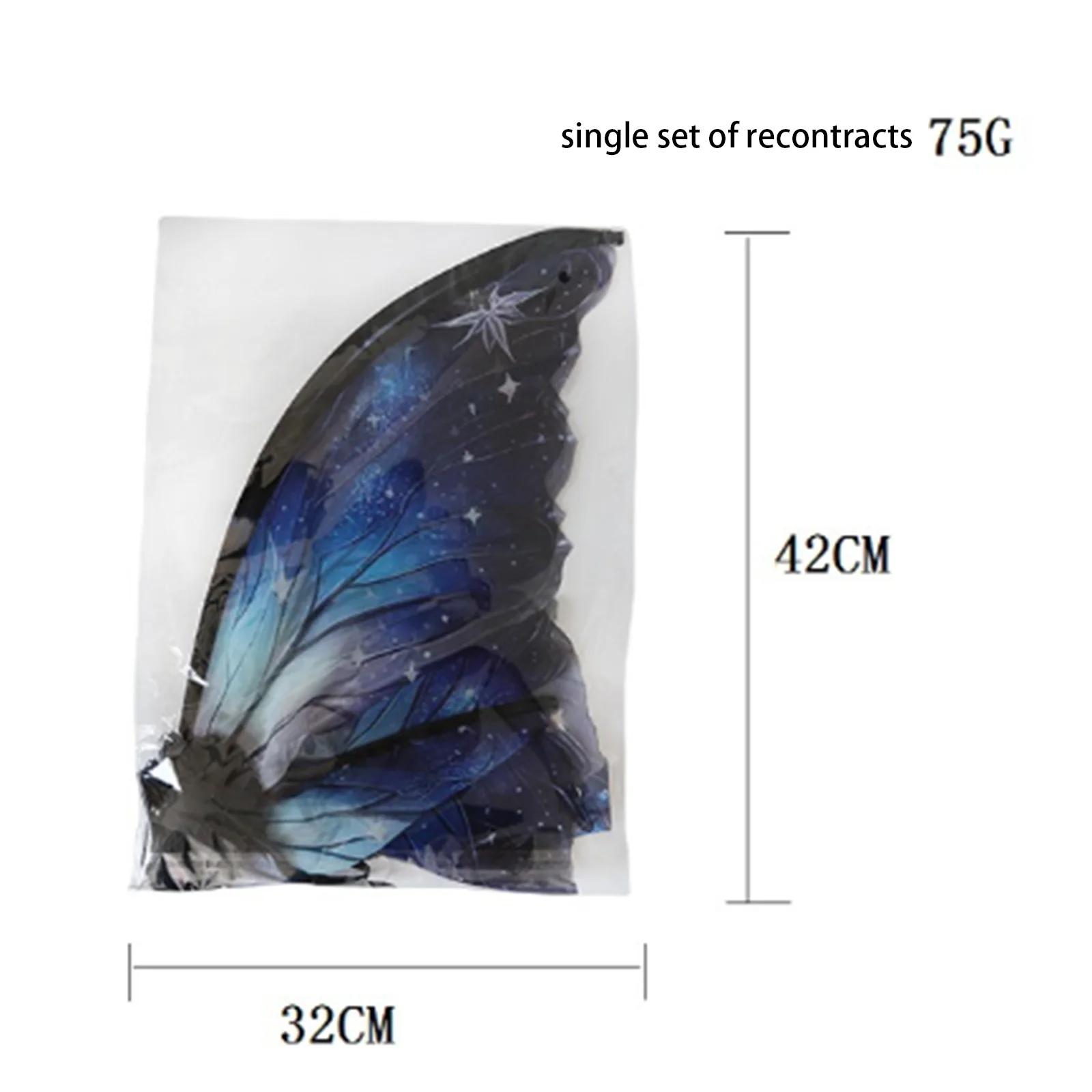 Skrzydło motyla dla kobiet skrzydła wróżki akcesoria do kostiumów Cosplay na impreza z okazji Halloween