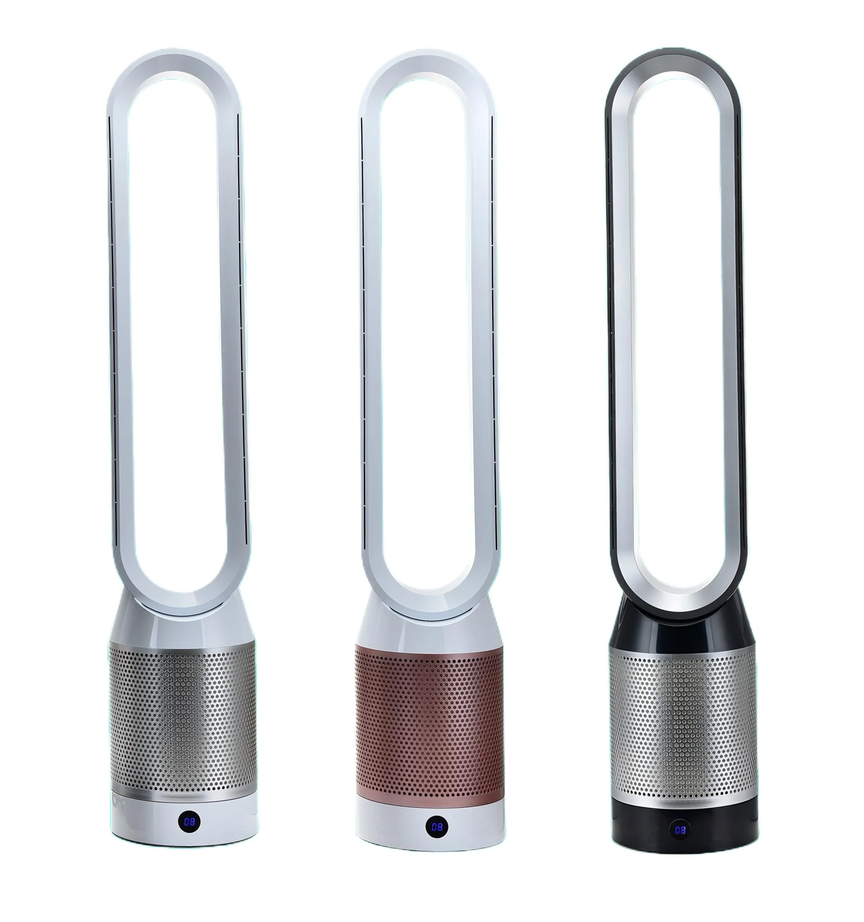 Household HEPA Fan Stainless Steel Pedestal Box Outdoor RV Use