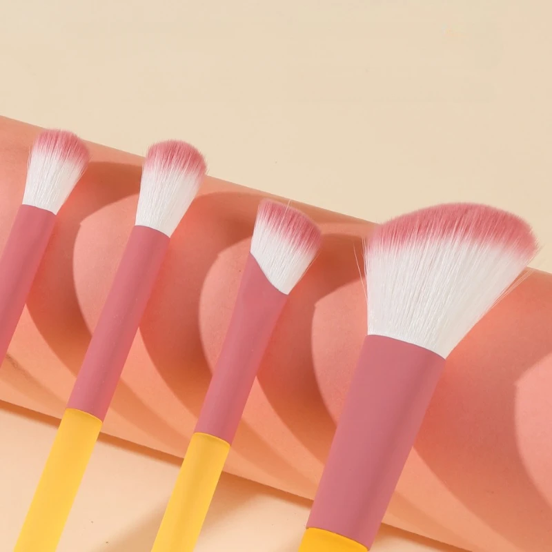 5 Stuks Make-Up Borstel Set Oogschaduw Poederborstel Foundation Make-Up Poeder Blusher Highlight Concealer Set Beauty Tools