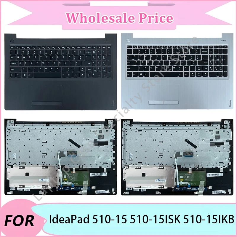 

New For IdeaPad 510-15 510-15ISK 510-15IKB Case/Laptop replacement parts/Keyboard/US Keyboard