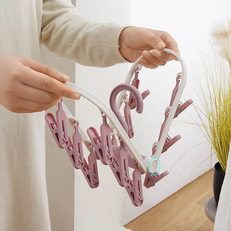 8/32 جورب كليب متعدد الوظائف جورب تجفيف كليب شماعات القماش المنزلية جورب تجفيف كليب 12 جورب كليب طوي جورب تجفيف