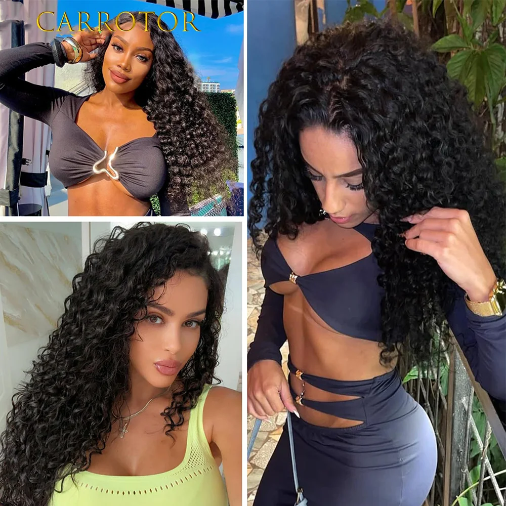 Water Wave Feather Crochet Braid Hair Extensions Knotless Pre-Separated Crochet Hair Extensions Human Hair