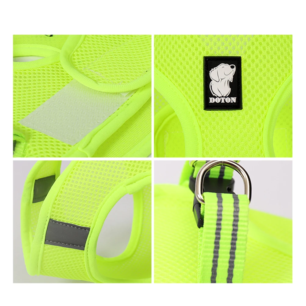 

Pet Harness Safe Cat Harnesses Breathable Chest Straps Pulling Kitten Leash and