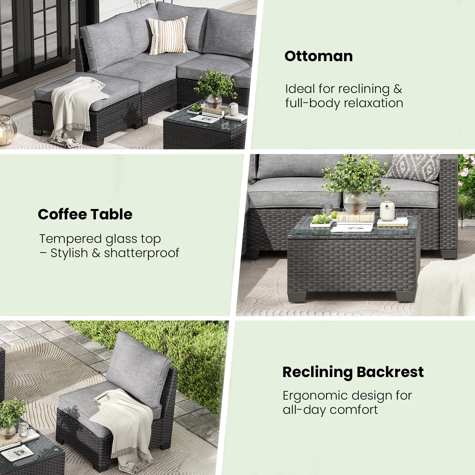 Farini Patio Zitbankset, Buite - Outdoor Furniture Oil recensie en prijs