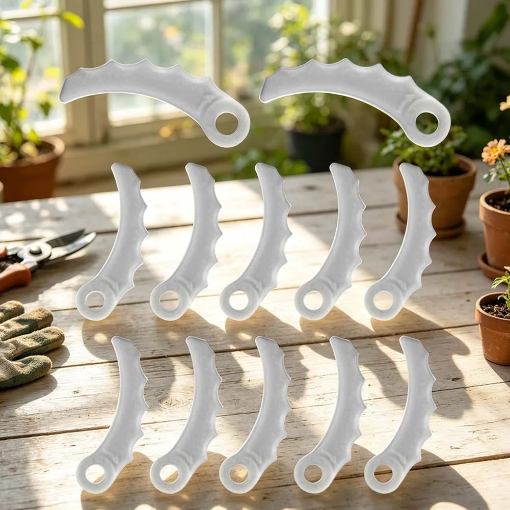 12Pcs Plastic for blades Price Plastic White Developed For Cordless Scythes DUR190UZX3 DUR191LZX3 DUR369AZ 12Pcs