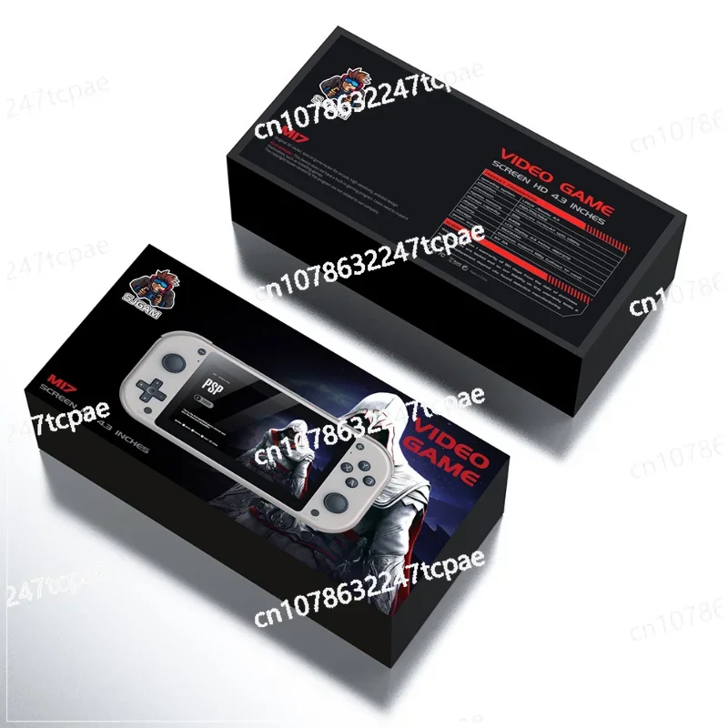 M17 handheld game console, TV game console 3D home arcade 4K high definition PSPPS1 handheld