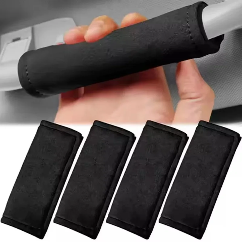 4Pcs Fluff Car Roof Door Handle Protector Car Armrest Cover, Fit for Vehicle Use, Can Be Freely Matched To Decorate Your Car