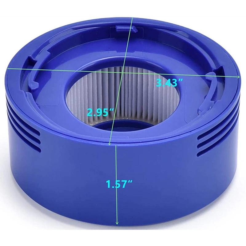 ¡Promoción! Kit de posfiltro HEPA de prefiltro de repuesto con cabezal de rodillo suave, tira de felpa suave, manguera azul de succión de rodillo