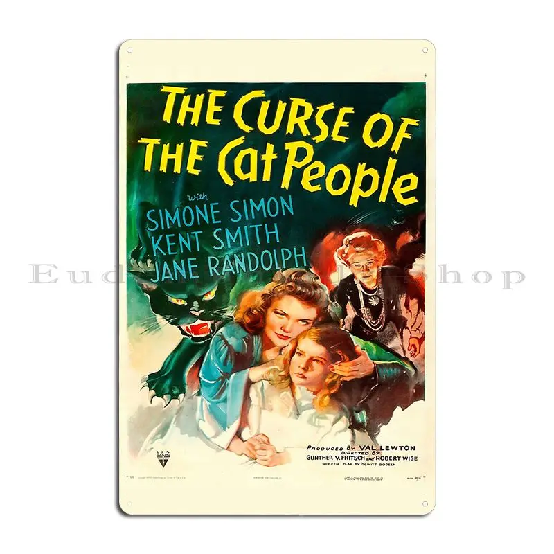 The Curse Of The Cat People 1944 High Resolution Theatrical Release Metal Plaque Poster Designing Poster Cave Tin Sign Poster