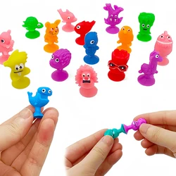 NEW kids Mini Sucker Dolls Kids Marine Monster Animal Cupule Suckers Action Toy Suction Cup Collector Capsule Model Puppet