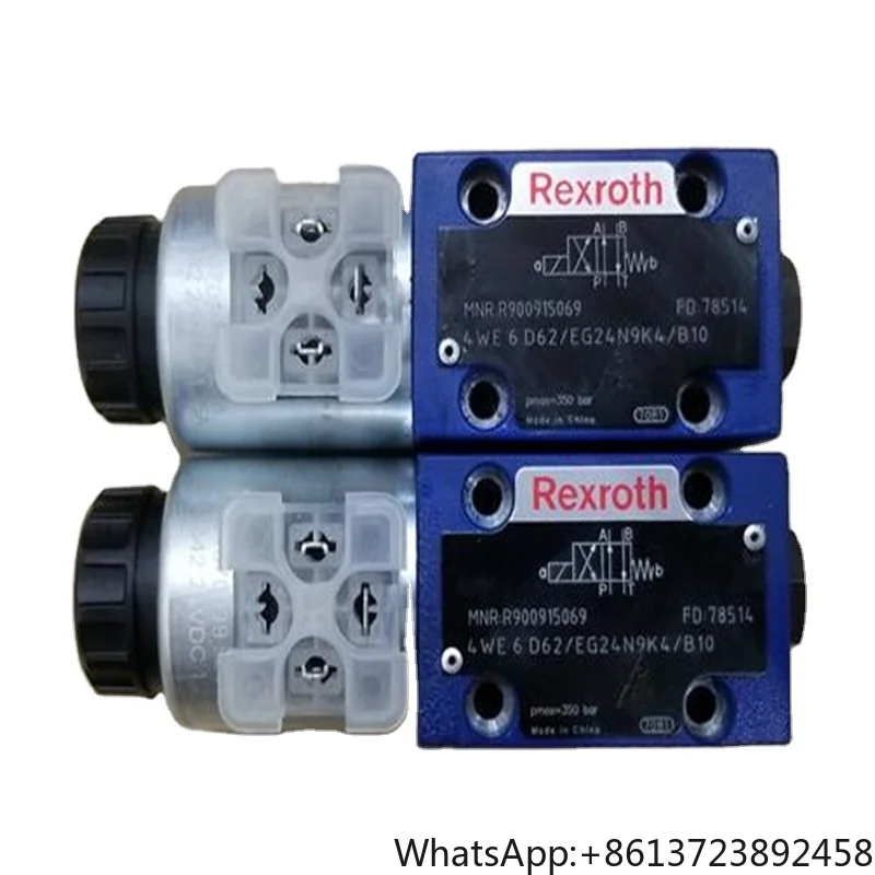 

R900915069 4WE6D62/EG24N9K4/B10 NEW Rexroth Solenoid Valve Hydraulic 4WE 6 D62/EG24N9K4/B10 D6X/EG24N9K4/B10