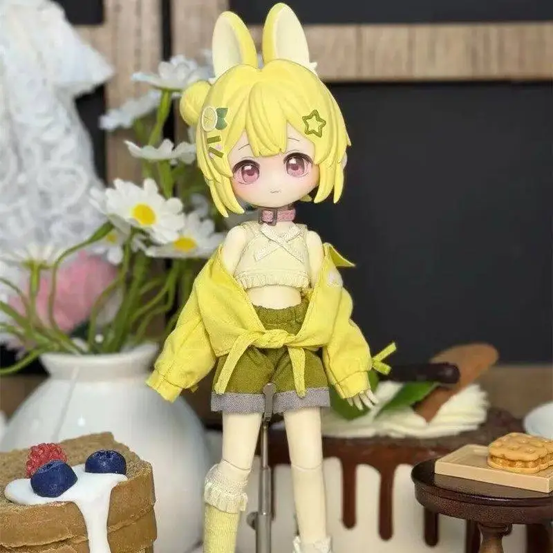 

Genuine Fruit Hard Candy 12-Point Bjd Blind Box Jointed Figure With Movable Parts Collection Desktop Ornament Fashion Trend Gift