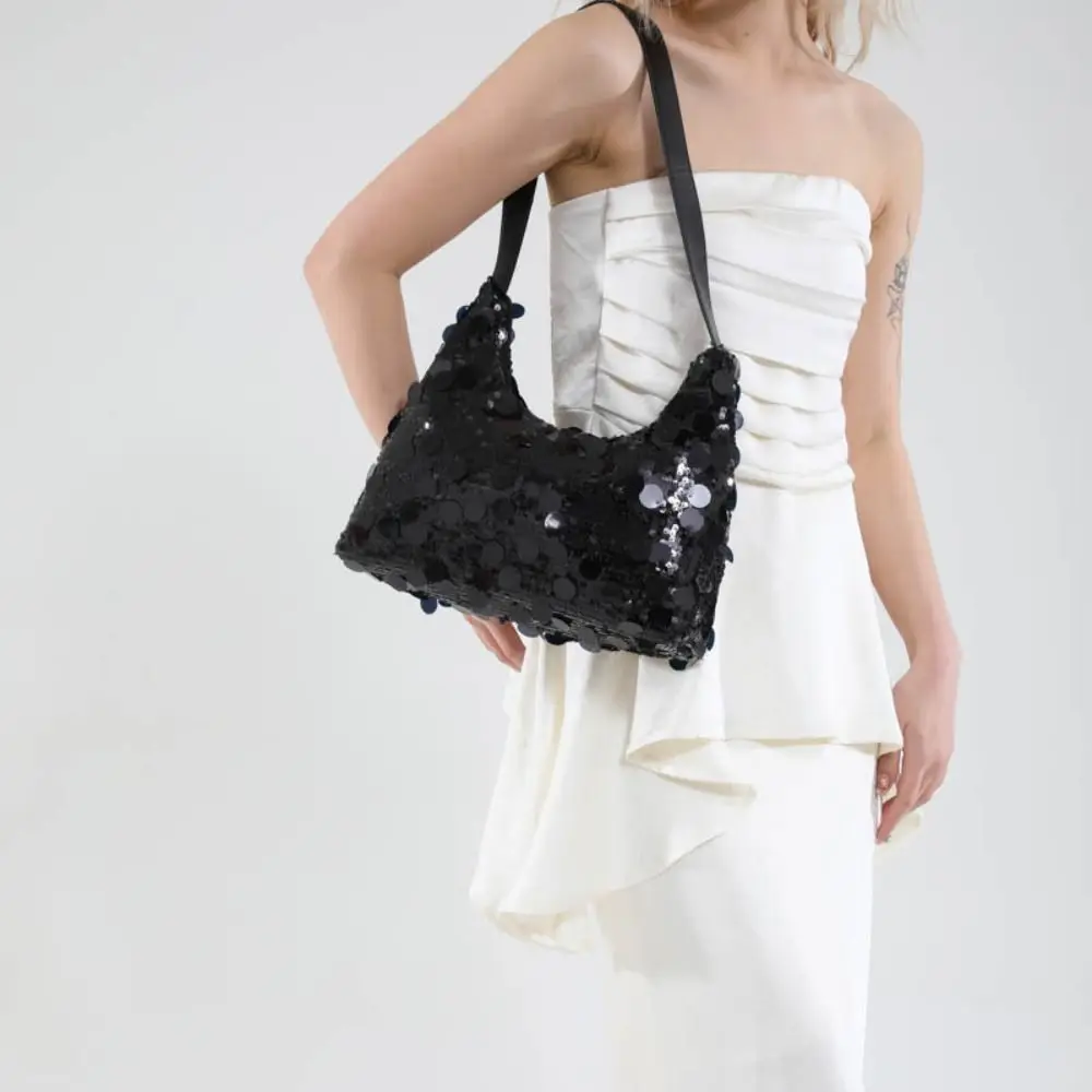 

Retro Square Bag Evening Banquet Bag Tote Bag Shiny Sequin Shoulder Bag Handbag Large Capacity Tassel Crossbody Bag Party