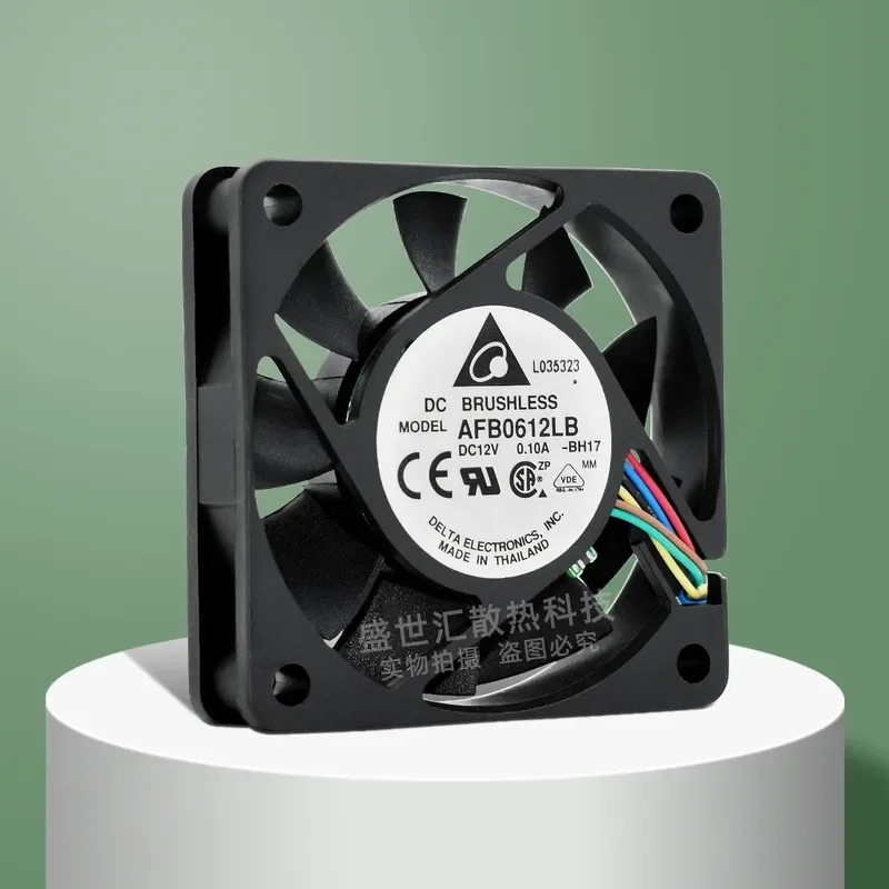 AFB0612LB Delta 6015 Silent 12V 0.1A Server Chassis CPU Computer PWM Cooling Fan for 6CM