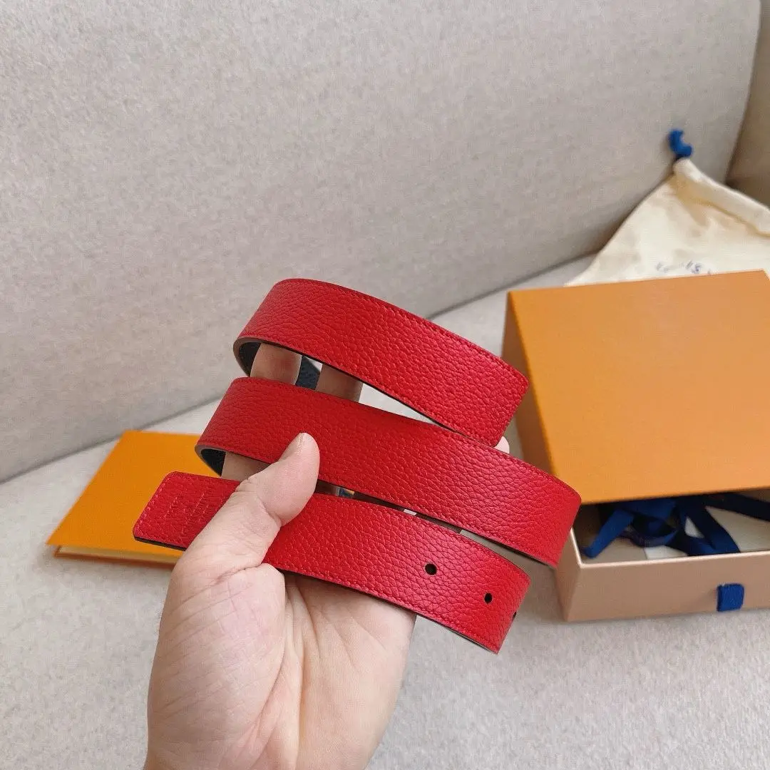 Unisex Pebbled Genuine Leather Replacement Belt Strap Without Buckle Double Sided Wearable Waist Belt Band Multiple Sizes