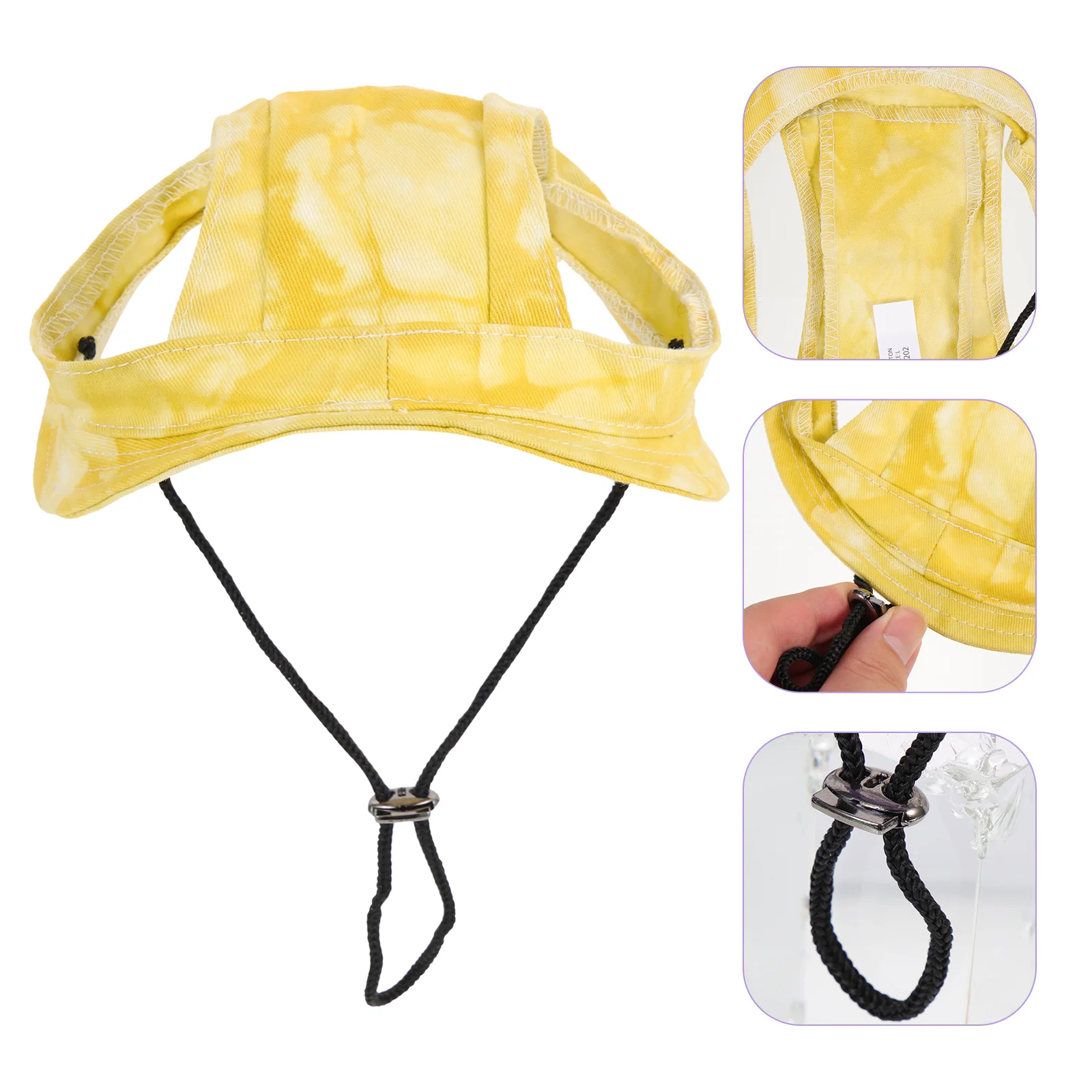 

Pet Baseball Cap Summer Puppy Hat Adjustable Sun Hats Small Dogs The for Bucket Medium Cotton