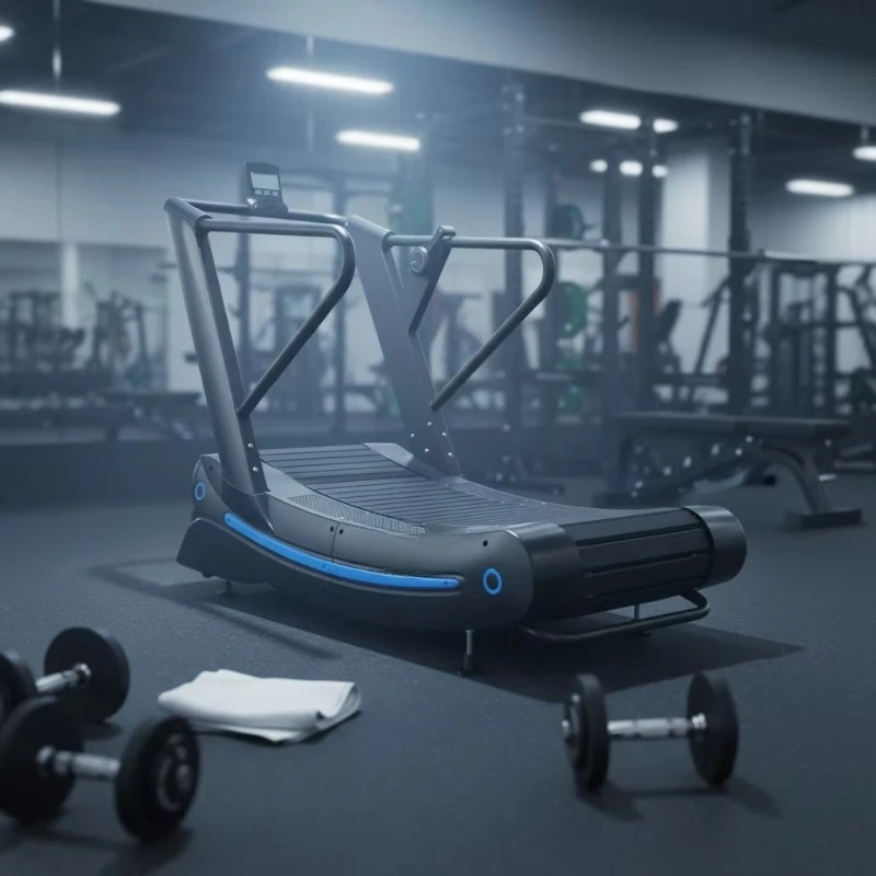 180KG Commercial Curved Treadmill LED Display Adjustable Speed 15-20km/h CCP-6700 Professional Home Cardio Exercise