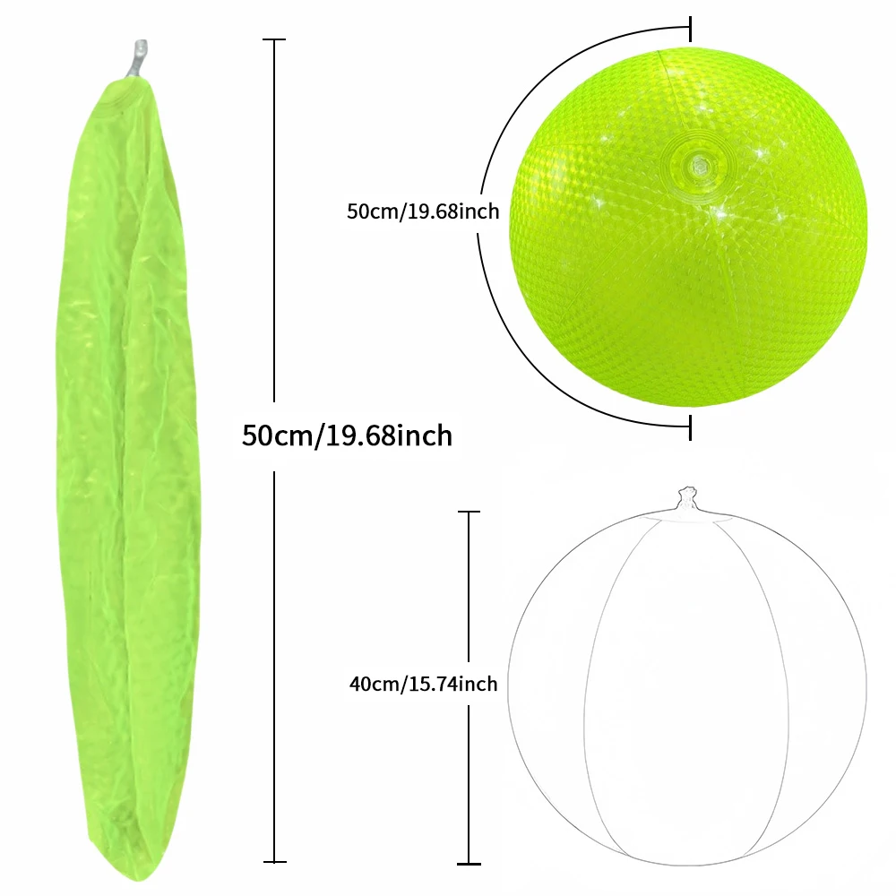قطعة واحدة من كرات الشاطئ القابلة للنفخ بلون اللؤلؤ، ألعاب حمام السباحة البلاستيكية الملونة لمستلزمات حفلات أعياد الميلاد، ألعاب مائية لديكور صيفي هاواي